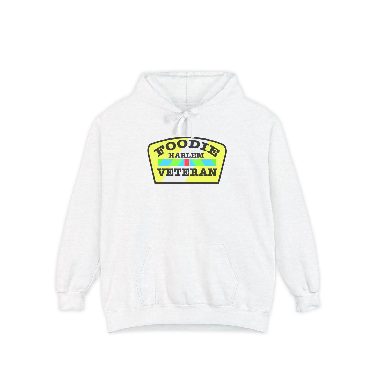 Foodie Veteran Hoodie, Unisex Garment-Dyed, Cozy Gift for Food Lovers, Casual Wear, Perfect for Holidays, Stylish Comfort