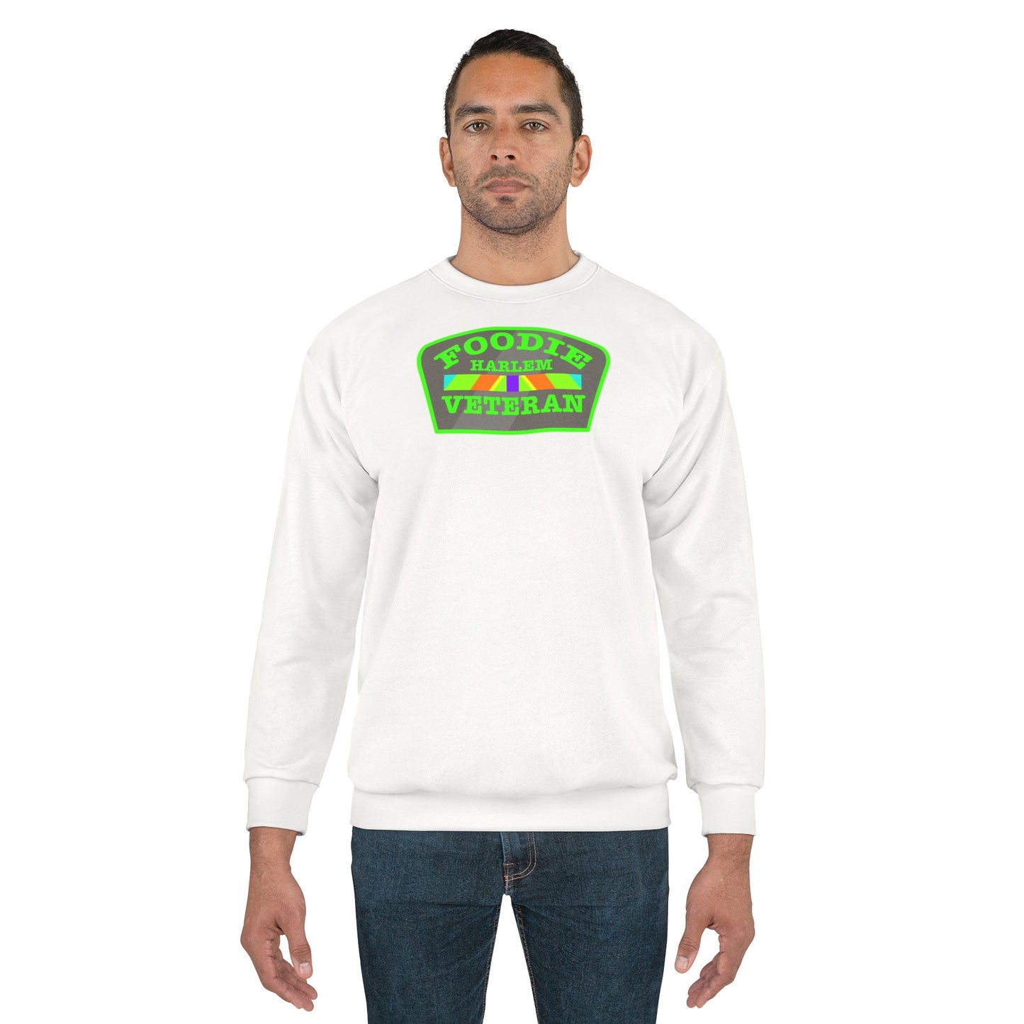 Foodie Veteran Unisex Sweatshirt, Fun Gift for Food Lovers, Casual Wear, Perfect for Birthdays, Holidays, and Culinary Events