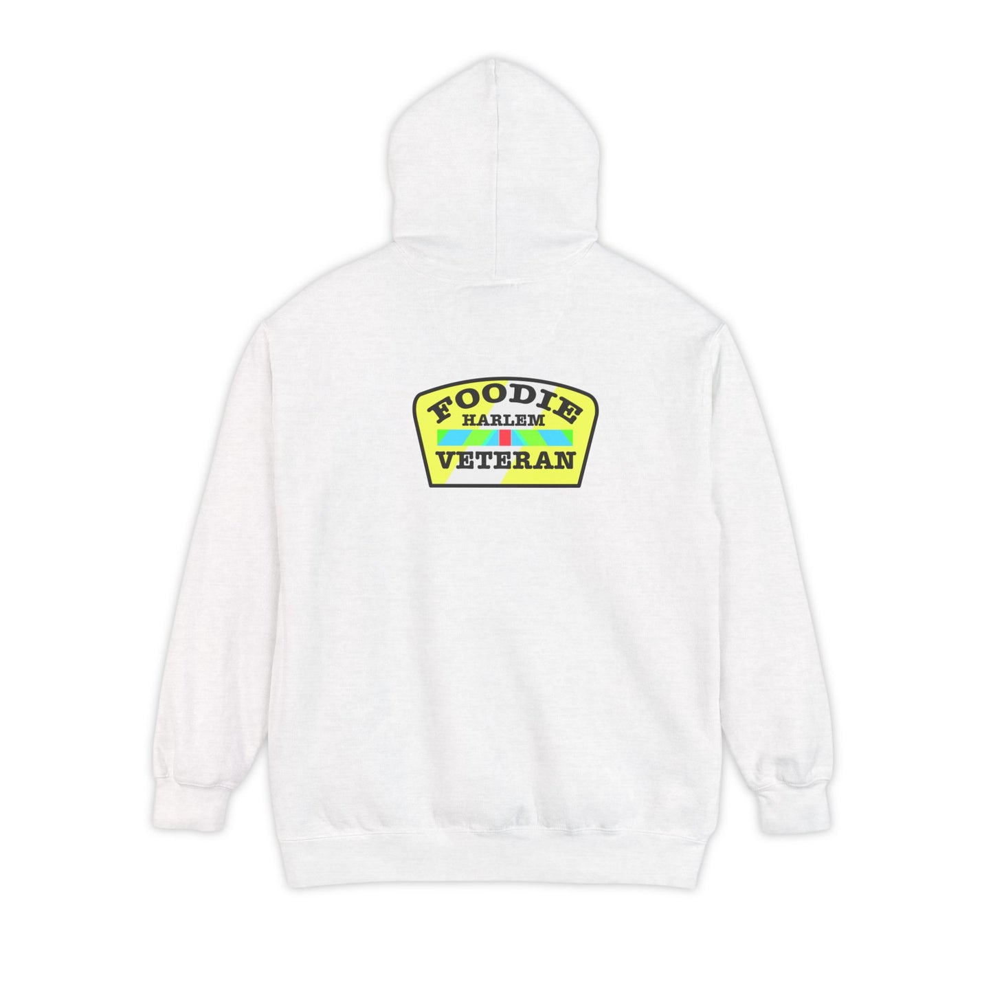 Foodie Veteran Hoodie, Unisex Garment-Dyed, Cozy Gift for Food Lovers, Casual Wear, Perfect for Holidays, Stylish Comfort