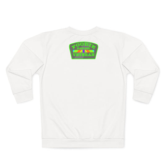 Foodie Veteran Unisex Sweatshirt, Fun Gift for Food Lovers, Casual Wear, Perfect for Birthdays, Holidays, and Culinary Events